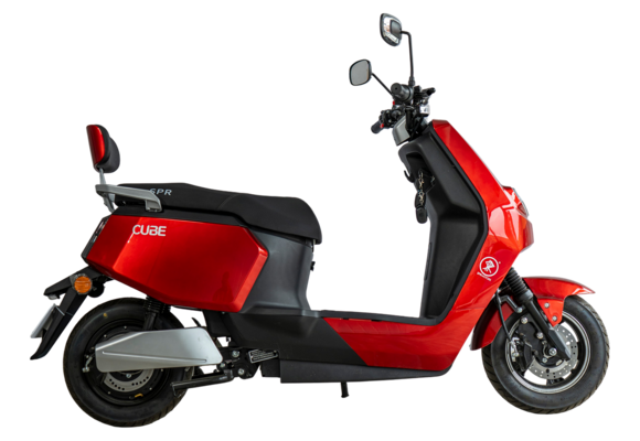 Электроскутер SPRMOTORS Cube-2 E-H1 1000Вт (Красный)