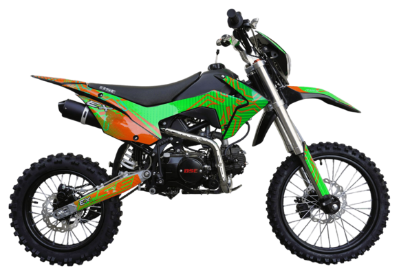 Питбайк BSE EX 17/14 Green Orange Ant (040)