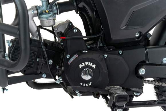 Мопед Motoland Альфа RS 11 (LM48-B) черный 18/18 (А)
