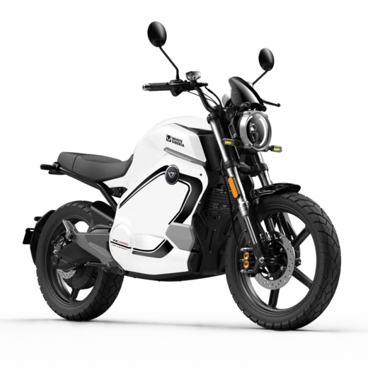 Электромотоцикл WHITE SIBERIA SUPER SOCO WANDERER PRO (Белый)