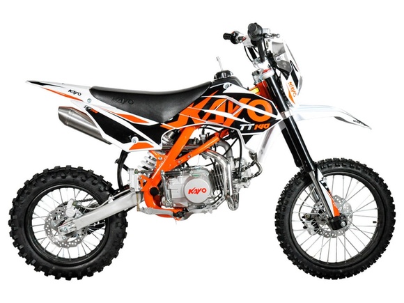 Питбайк KAYO BASIC TT140EM 17/14 KRZ (механ. сцепл., эл. стартер 2024 г.)