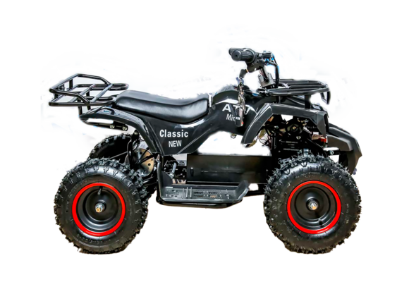 Детский квадроцикл ATV Classic E 800W NEW электрический Черный