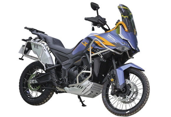 Мотоцикл дорожный турэндуро ZONTES ZT703-F TOUR (4T ZT370MU EFI) 21/18 ПТС (Синий)