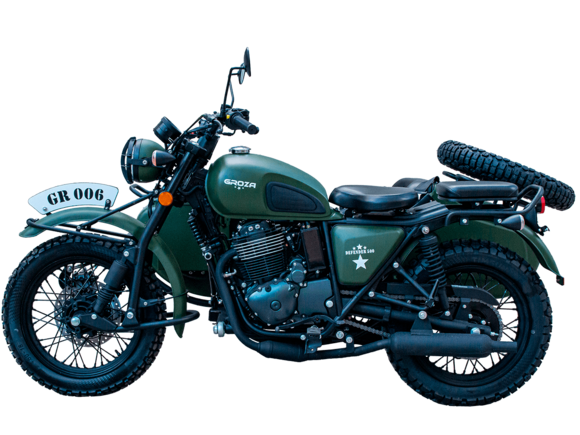 Мотоцикл с коляской GROZA DEFENDER 500 (4T EFI) ПТС