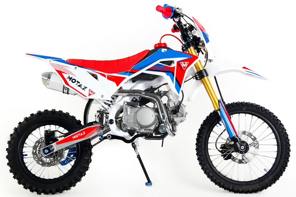 Питбайк MOTAX MX 125 (17/14) черный-белый-красный