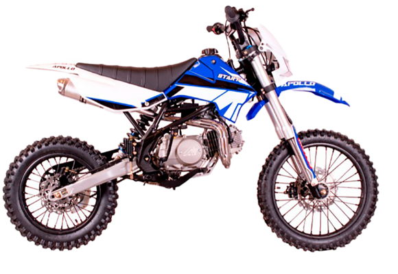 Питбайк Apollo RFZ START 125LE 17х14 Синий