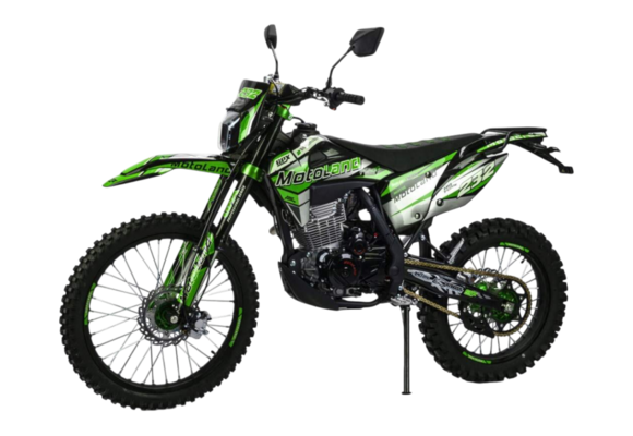 Мотоцикл Motoland XT300 HS 175FMM (PR5) ПТС зеленый