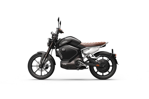 Электромотоцикл WHITE SIBERIA SUPER SOCO WANDERER PRO (Черный)