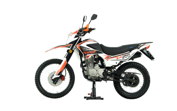 Мотоцикл эндуро ROCKOT ZR250 (белый/красный, 21/18, ЭПТС)
