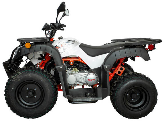 Квадрицикл KAYO AU150 CVT (белый пластик) (ПТС)