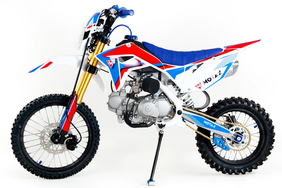 Питбайк MOTAX MX 125 (17/14) белый-белый-синий