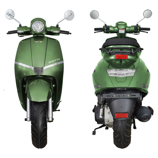 Скутер Regulmoto INSETTO 125 инжектор (LJ125T-2V) EFI, Зеленый