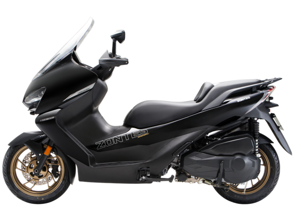 Максискутер ZONTES ZT368-K (ZT1P79MP EFI) 15/14 (2025 г.) ПТС (Черный)