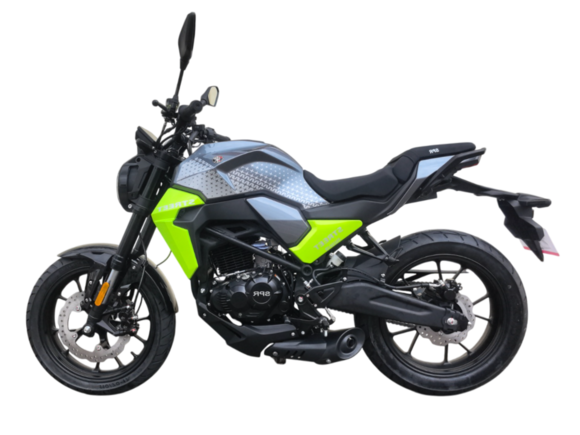 Мотоцикл дорожный SPRMOTORS STREET 250 (Серый/зеленый)