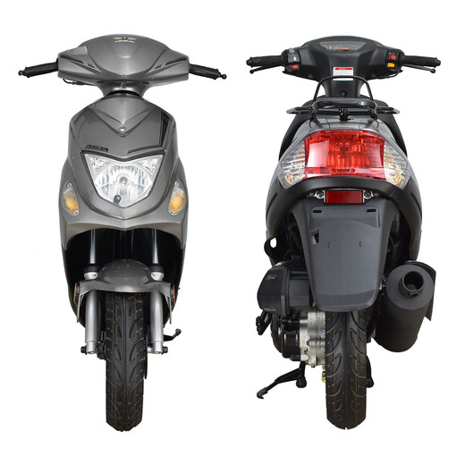 Скутер Regulmoto DIGITA 50 (LJ50QT-3L), Серебро