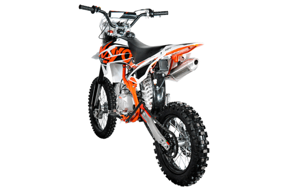 Питбайк KAYO BASIC TT125EM 17/14 KRZ (механ. сцепл., эл. стартер)
