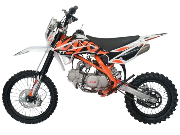 Питбайк KAYO BASIC TT125 17/14 KRZ (механ. сцепл., кикстартер)