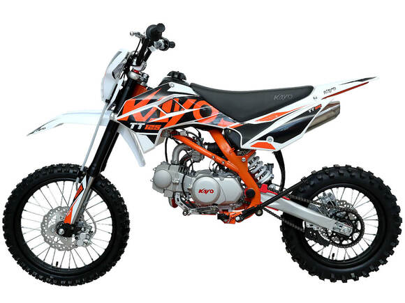 Питбайк KAYO BASIC K125 17/14 KRZ (механ. сцепл., кикстартер)