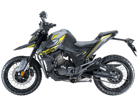 Мотоцикл ZONTES ZT200-U1 (4T ZT163ML EFI) 17/17 серебряный/желтый