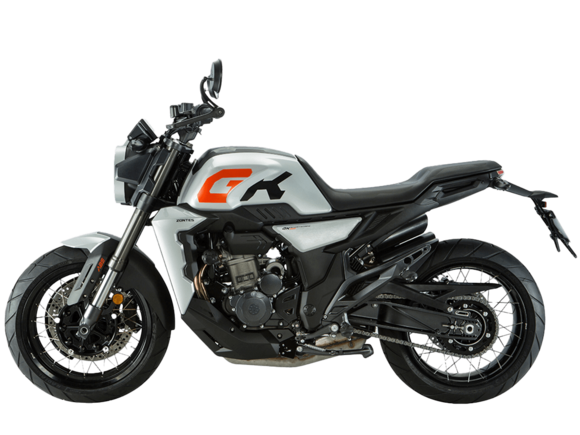 Мотоцикл ZONTES ZT350-GK (4T ZT184MP EFI) 17/17 серебристый/оранжевый