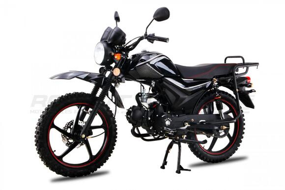 Мопед ROCKOT ALPHA OFFROAD M-12 (черный глянцевый)