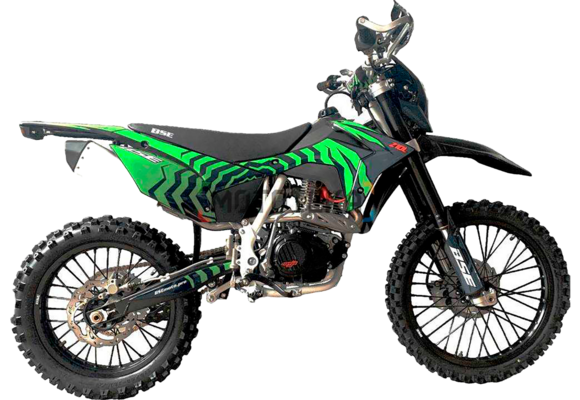 Кроссовый мотоцикл BSE Z10 L Green Shake (030)