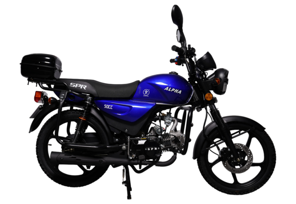 Мопед SPRMOTORS Alpha NEW (Синий)