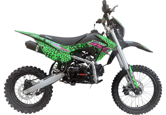 Питбайк BSE EX 14/12 Max13 Green Pink Neon