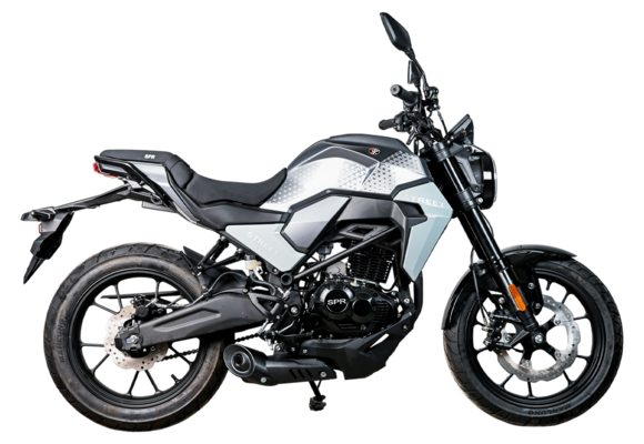 Мотоцикл дорожный SPRMOTORS STREET 250 (Серый/светлосерый)
