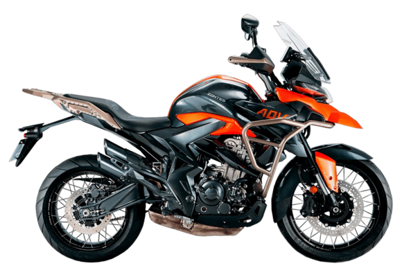 Мотоцикл ZONTES ZT350-T (4T ZT184MP EFI) 19/17 ПТС Оранжевый