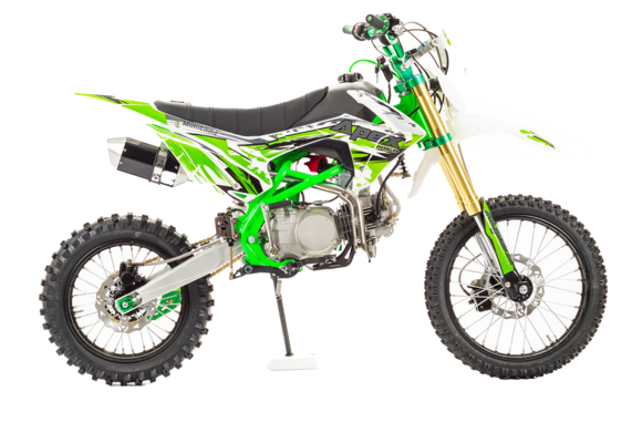 Питбайк Motoland APEX125 E зеленый