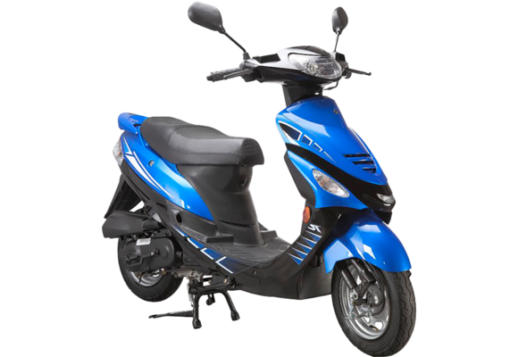 Скутер Racer RC50QT-3 Meteor (синий) (Россия)