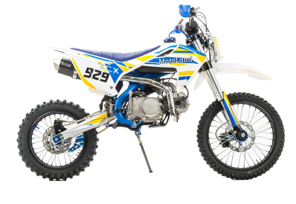 Питбайк Motoland TCX125 E 17/14 синий