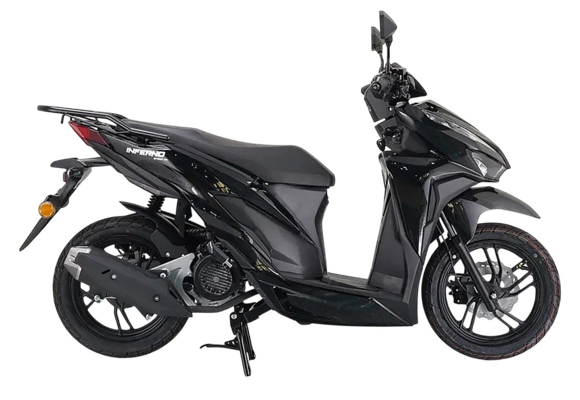 Скутер VENTO (VMC) INFERNO BY49QT-5A 49 см3 СЕРИЯ Т1700 VIN BLACK (Без ПТС)