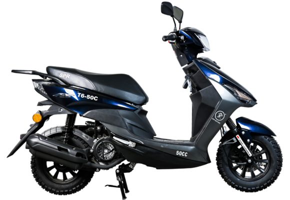 Скутер SPRMOTORS FS (Choke new) (Синий)