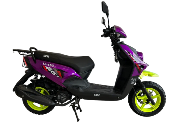 Скутер SPRMOTORS Zoom-10 T8-50G 150cc (Фиолетовый)