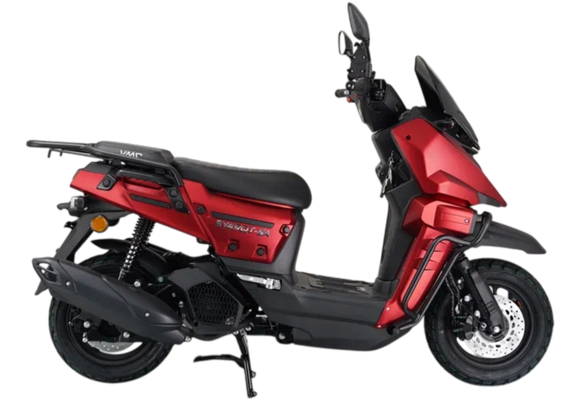 Скутер VENTO (VMC) SMART X BY49QT-5A 49 см3 СЕРИЯ T1700 (LED панель, CBS, USB, сигнализация) MATT RED