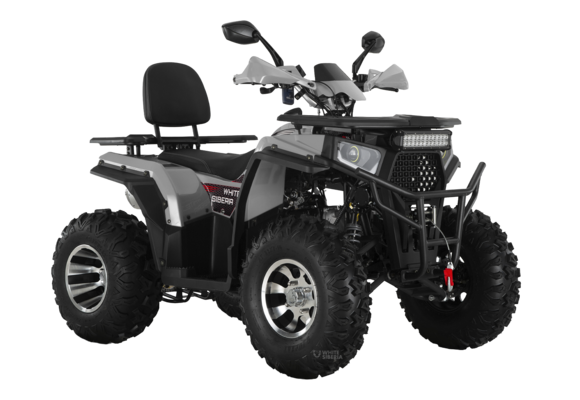 Бензиновый квадроцикл WHITE SIBERIA BARS 200CC PRO (серый)