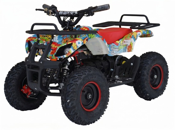 Детский бензиновый квадроцикл MOTAX ATV Х-16 электростартером и родительским пультом (БОЛЬШИЕ КОЛЕСА)