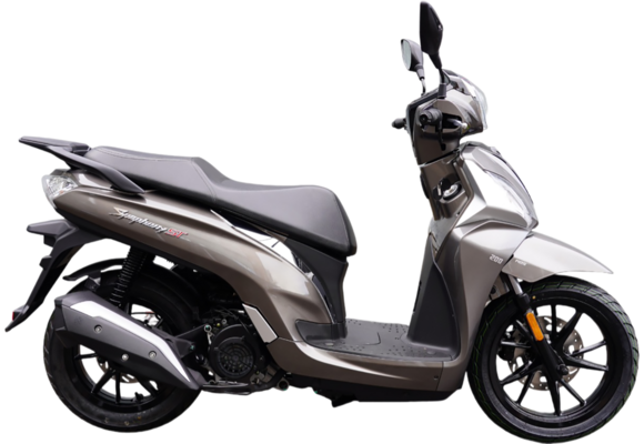 Скутер SYM Symphony ST 200 коричнево-серый