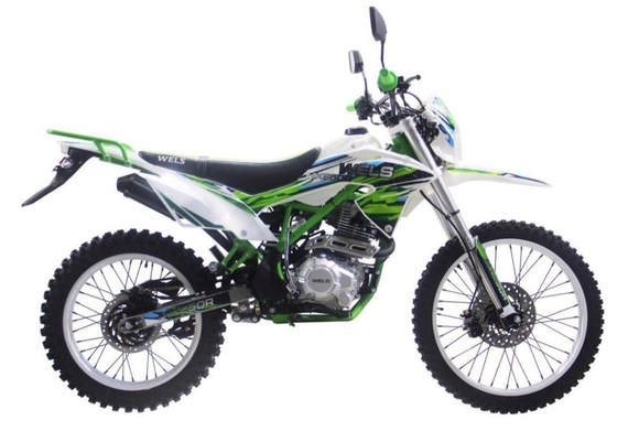 Мотоцикл WELS MX-250 R зеленый